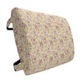 thumbnail image 1 of Peony Lumbar Pillow, Hydrangeas on Branches Vintage Nostalgic Feminine Nature Growth, Soft Back Cushion for Office Chairs with Adjustable Straps, 14" x 13", Olive Green Pale Pink, by Ambesonne, 1 of 7