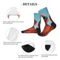 thumbnail image 4 of Rocae Cool Dog In Hoodie for Adult Socks Casual Athletic Stretchy Loose Socks for Women Men Non-Slip Middle Tube Socks, 4 of 7