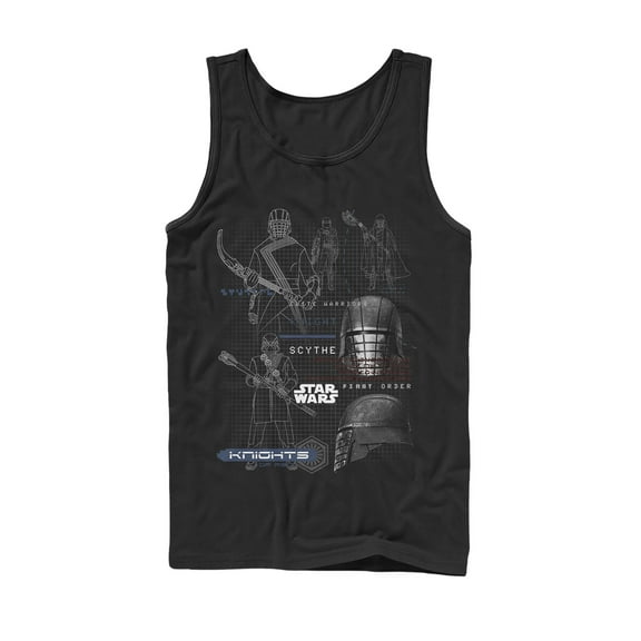 Men's Star Wars: The Rise of Skywalker Knights of Ren Warrior  Tank Top Black Large