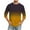 Orange, variant on WAENQINLA Big and Tall Men Shirts 3/4 Sleeve Shirt Casual Gradient Color T Shirts Comfortable Crewneck Fit Tees,M-5XL