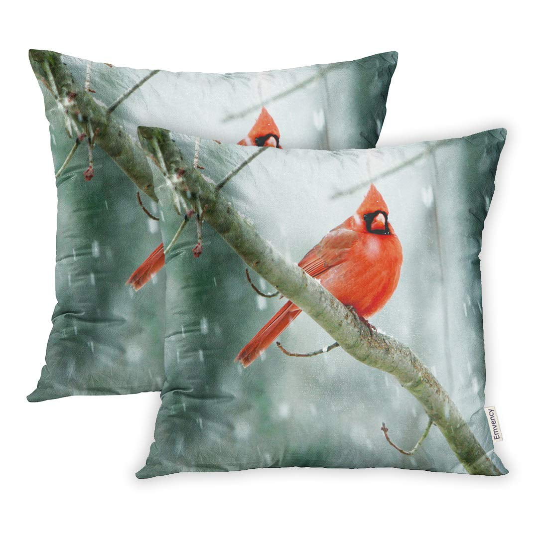 Red Birds Pillowcase 