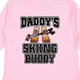 thumbnail image 4 of Inktastic Daddys Skiing Buddy Kids Skis Boys or Girls Long Sleeve Toddler T-Shirt, 4 of 5