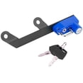 thumbnail image 2 of Cerradura antirrobo para casco, cerradura para casco de motocicleta de aleación de aluminio para Honda Cerradura para casco de aleación de aluminio Mejore su experiencia, 2 of 9