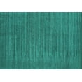 thumbnail image 1 of Ahgly Company Machine Washable Indoor Rectangle Oriental Turquoise Blue Industrial Area Rugs, 2' x 5', 1 of 4