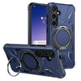 thumbnail image 4 of Innens Case with 2Pcs Screen Protector for Samsung Galaxy S24 Ultra/S24 Plus/S24 Magnetic Shockproof Stand Cover, Blue, 4 of 13