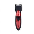 thumbnail image 2 of GHB Hair Clipper Hair Clipper Electric Men's Professional Hair Clipper Set Power and Battery Operated with 4 Attachments for Hair Salon or Private Use Red (paquete multidireccional) Ormromra LL-0097, 2 of 4