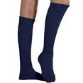 thumbnail image 5 of MDR Women's Extra Long & Heavy Slouch Cotton Wear at any Length Socks Made in USA 2 Pair Size 9 to 11 (2 Navy ), 5 of 8