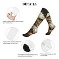 thumbnail image 5 of Pofeuu Funny Bald Eagle Print Compression Socks for Women & Men Circulation - Best Support for Nurses,Running,Athletic,Sports, 5 of 7