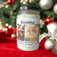 thumbnail image 2 of EggnogVegan Coconut Soy 12 oz/ 355 ml Candle Hand-poured, Eco-friendly, Clean Burning, Christmas Bakery Food Drink, 2 of 5