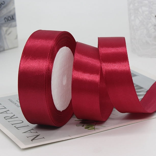 Cinta de poliéster de 2,5 cm para embalaje de regalo, cinta para hornear, cinta para decoración de bodas