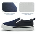 thumbnail image 2 of NCCB Boys Sneakers ​Casual Slip on Loafers Kids School Canvas Shoes Navy 8 Toddler, 2 of 6