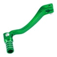 thumbnail image 1 of Palanca de cambio de motocicleta plegable Unique Bargains para Kayo T6, aleación de aluminio, palanca de cambio verde con cabeza verde y anillo de tono plateado, 1 of 1
