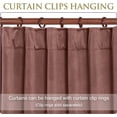 thumbnail image 3 of ZXNYH Ivory White Velvet Curtains - 96 inches Long Bedroom Privacy Drapes Luxury Home Decoration for Wall Backdrops Room Darkening Window Curtains for Nursery/Wedding, W52 x L96, 2 Panels, 3 of 7