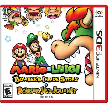 Mario & Luigi: Bowser's Inside Story + Bowser Jr's Journey, Nintendo, Nintendo 3DS, (Best Mario & Luigi Game)