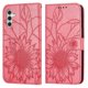 thumbnail image 1 of Funda tipo cartera con girasol grabado para Samsung A34 5g, multifuncional, elegante y con protección total., 1 of 5