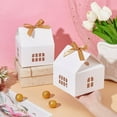 thumbnail image 3 of 20 cajas de regalo pequeñas con forma de casita con cinta (12,4 x 12,4 x 13,5 cm). Cajas de cartón para dulces., 3 of 6