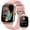 Pink, variant on Watches for Men Women(Answer/Make Call), 1.85 inch Fitness Watch with Activity Counter/ Sleep / 110+ Modes, IP68 Watch for iOS Compatible
