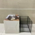 thumbnail image 3 of fanzutuz Living room furniture, Nightstand,Metal Side Table,3 Tier End Table with Storage,Vintage Bedside Table, 3 of 8