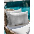 thumbnail image 4 of Outdoor Pillows Waterproof, Grey Ombre Bedding Throw Pillows with Insert for Couch Sofa Bed, Modern Abstract Gradient Minimalist Art 12x20 Inch Pillowcases Decorative Camping Patio Pillow Set of 1, 4 of 8