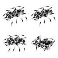 thumbnail image 1 of 100 piezas S + 100x L Línea de línea inferior Clip de en rápido Agua Baoblaze Pasadores de clips giratorios de pesca, 1 of 8