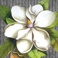 thumbnail image 2 of Meyer, Jill 20x20 Gold Ornate Wood Framed with Double Matting Museum Art Print Titled - Magnificent Magnolias I, 2 of 4