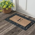 thumbnail image 3 of A1HC Natural Coir Monogrammed Door Mat for Front Door, Anti-Shed Treated Durable Doormat for Outdoor Entrance, Heavy Duty, Low Profile, Easy to Clean,Long Lasting, Front Porch Entry Rug 18"x30", 3 of 5