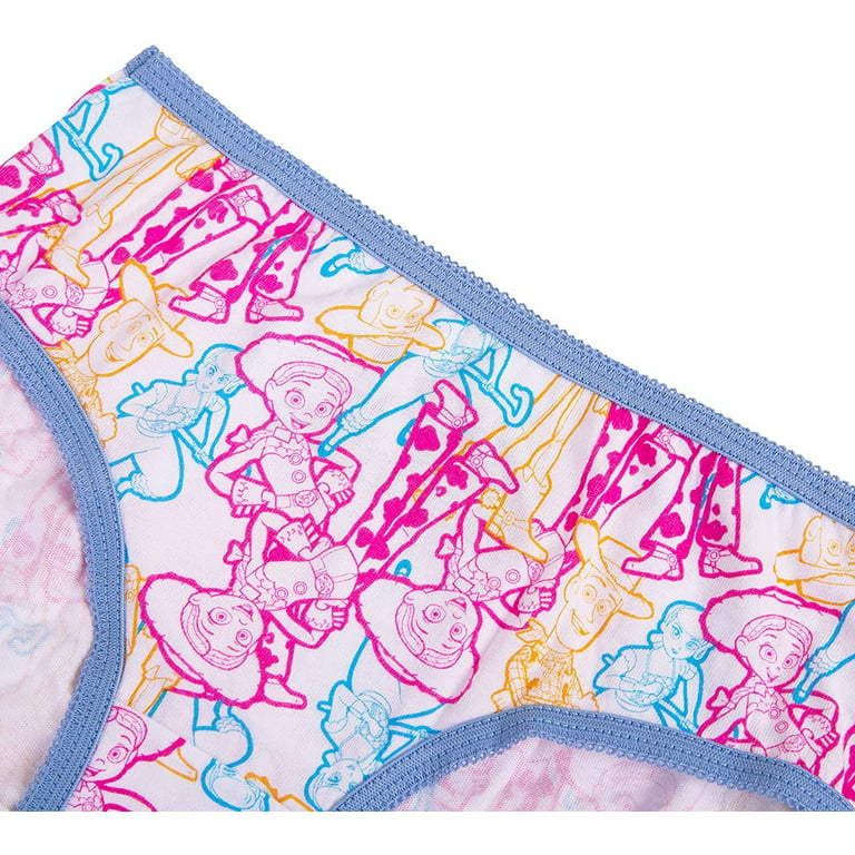 Toy Story Girls Panties Underwear - 8-Pack Toddler/Little Kid/Big Kid Size  Briefs