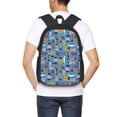 thumbnail image 4 of Easygdp Cute Flat Fish Mochila de Gran Capacidad Minimalista Ideal para Escuela, Viajes y Uso Diario, 4 of 6