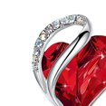 thumbnail image 3 of 1 par de de , en apariencia de , de imitación de cristal con incrustaciones, joyería brillante de moda clásica para rojo Yinane Pendientes, 3 of 4