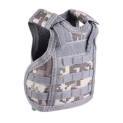 Sarapandan Outdoor Tactics Vest Mini Waistcoat Adjustable Holder for Cans Bottles ACU Color