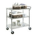 thumbnail image 1 of Seville Classics Utility Cart with 3 Shelf Grid System, 1 of 1