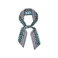 thumbnail image 4 of INSPIRAR CHIC Bufandas Elegantes de Doble Cara para Mujeres, Puntas Delgadas, Color Verde Teal, 4 of 5