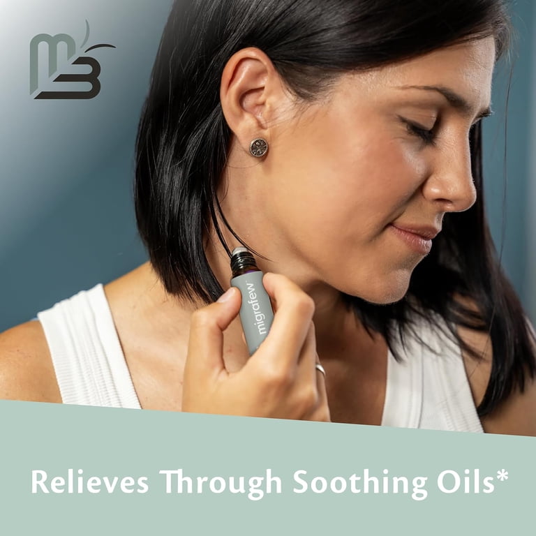 M3 Naturals MigraFew Aromatherapy Migraine Roll-On, 0.33 fl oz