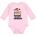 thumbnail image 3 of Inktastic Monkey I Love Hanging out with My Grandad Boys or Girls Long Sleeve Baby Bodysuit, 3 of 5