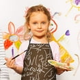 thumbnail image 2 of Math Equations Colorful Graphs Black Pattern Kids Aprons for Girls and Boys,Adjustable Neck Strap Toddler Aprons for Kids Cooking Baking, 2 of 6