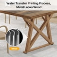 thumbnail image 3 of Finmind Dinning Room Table for 8 People, 6ft Wooden Dining Table, 3 of 5