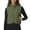 Army Green #37, variant on Cropped Fleece Vest Women Sleeveless Stand Collar Zip Up Sherpa Jacket Fall Winter Warm Coats Outerwear with Pockets, S