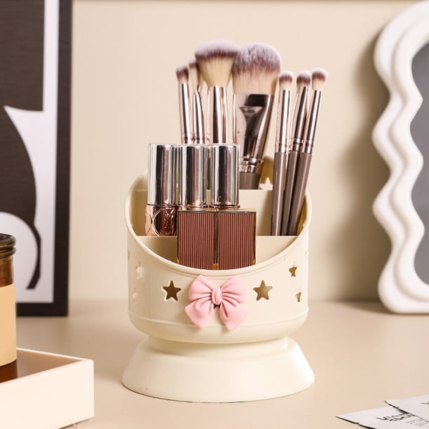 NUOLUX Organizador Para Brochas De Maquillaje Y Artículos Variados Con Beige