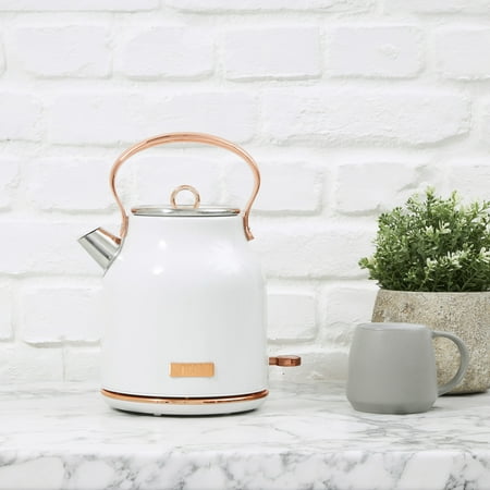 

Haden Heritage 1.7 Liter Stainless Steel Electric Kettle Ivory / Copper - 75089