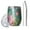 Pioneer Flower-3, variant on 12oz Stemless Wine Tumblers Pioneer Flower Vacuum Insulated Stainless Steel Travel Tumbler Cups Mug with Lid and Straw for Champaign,Cocktail,Beer with Cleaning Brush