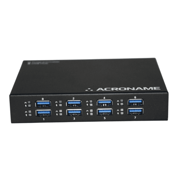 Pre-Owned Acroname USBHub3+ 8-Port Programmable Industrial USB 3.2 Hub (S79-USBHUB-3P)
