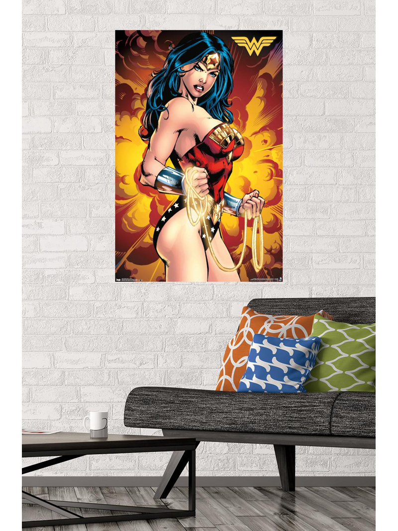 DC Comics - Wonder Woman - Vibrant Wall Poster, 22.375