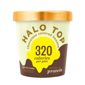 Halo Top, Chocolate Covered Banana Ice Cream, Pint (8