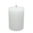 thumbnail image 4 of Mainstays Unscented White Pillar Candles 3x4 inches, 3-pack, 4 of 5