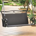 thumbnail image 4 of Porch Swing International Caravan Valencia, resina y mimbre, color gris, 4 of 5