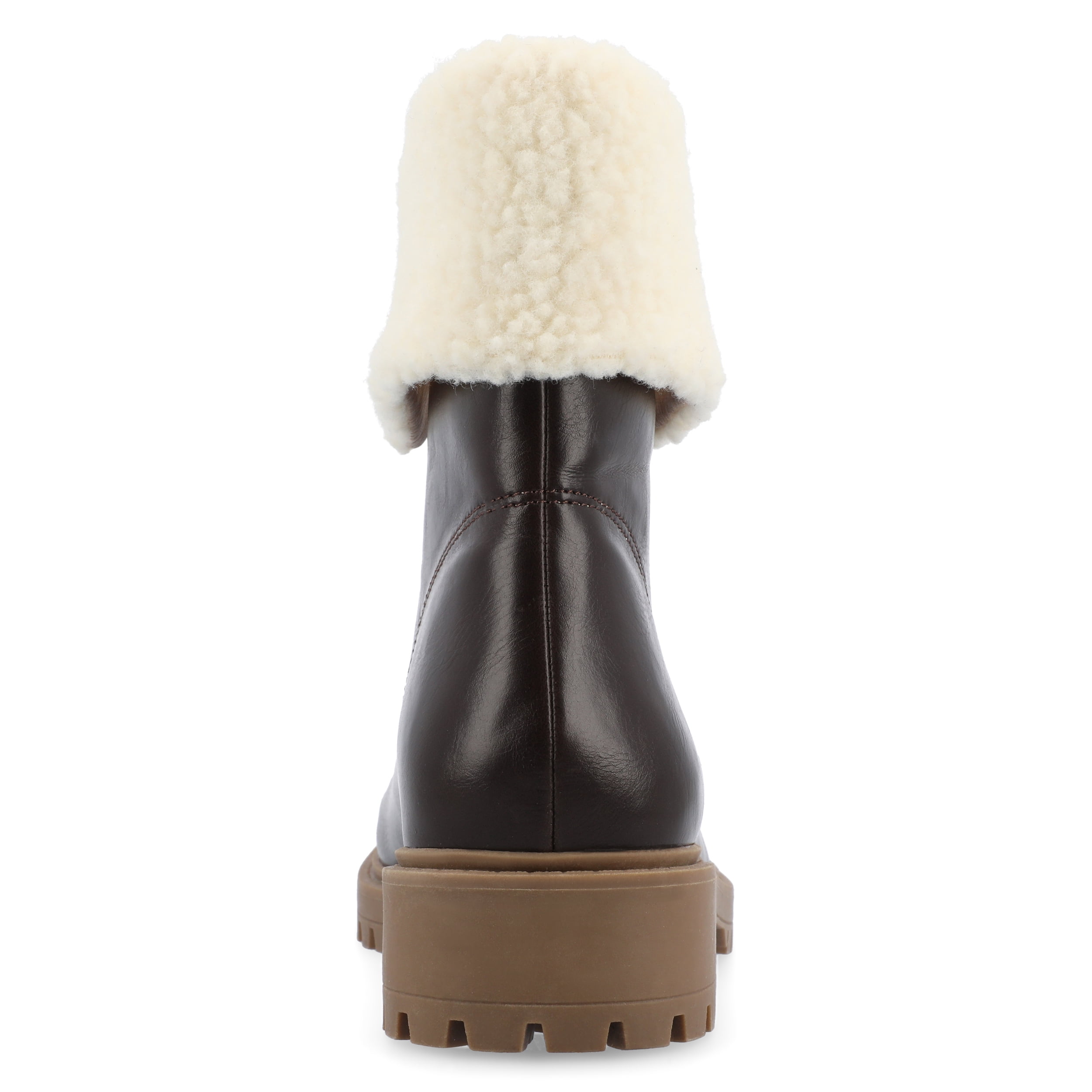 Journee Womens Fynn Almond Toe Block Heel Ankle Booties
