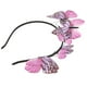 thumbnail image 2 of 1 diadema de mariposa para el pelo, para fiesta, cosplay, tocado de mariposa para mujer (rosa), 2 of 5