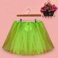 thumbnail image 5 of IROINNID Women's Skirt Star Sequins Mesh Pleated Tulle Princess Skirt With LED Small Bulb Skirt Short Elastic Waist Short Solid Color Skirt, 5 of 8