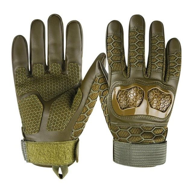 Feltree Motorcycle Riding Gloves Outdoor Hunting Touchscreen Gloves Non-Slip Unisex Cycling Gloves Full Finger Glove for Road Racing Motorcycle Motocross
