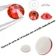 thumbnail image 3 of OUDOSPRS Adornos De Uñas, Decoración, Forma De Diamante Flash Rojo, Se Puede Utilizar Para Decorar Uñas, Labios, Etc., Con Cualquier Maquillaje A80, 3 of 6